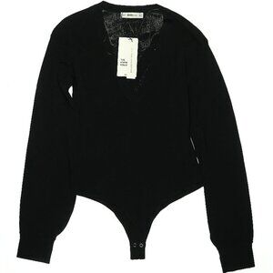 Zara Knit V-Neck Bodysuit